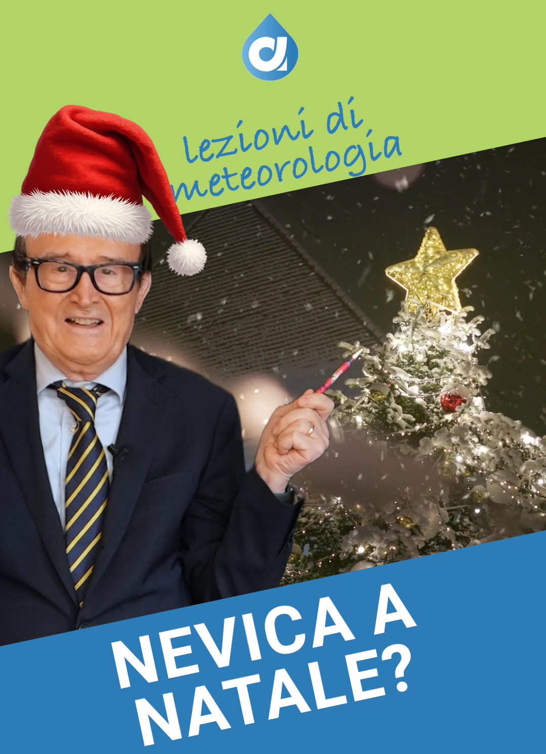 Il Colonnello Giuliacci spiega la neve