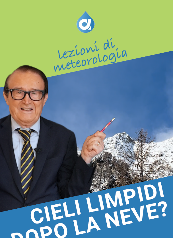 Cielo limpido dopo la neve